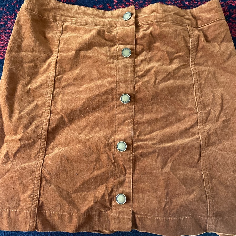 Copper Key Brown Skirt